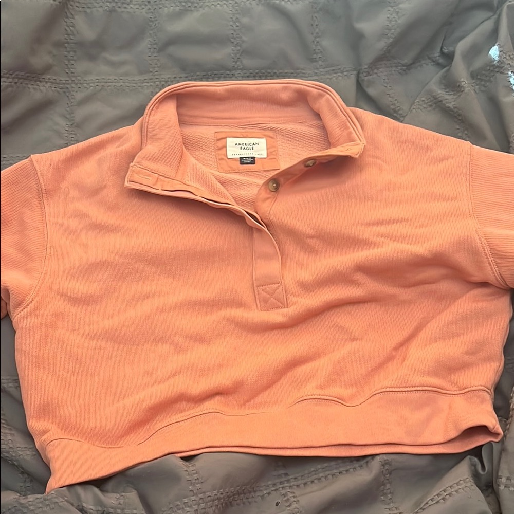 American Eagle Outfitters Orange Sweater